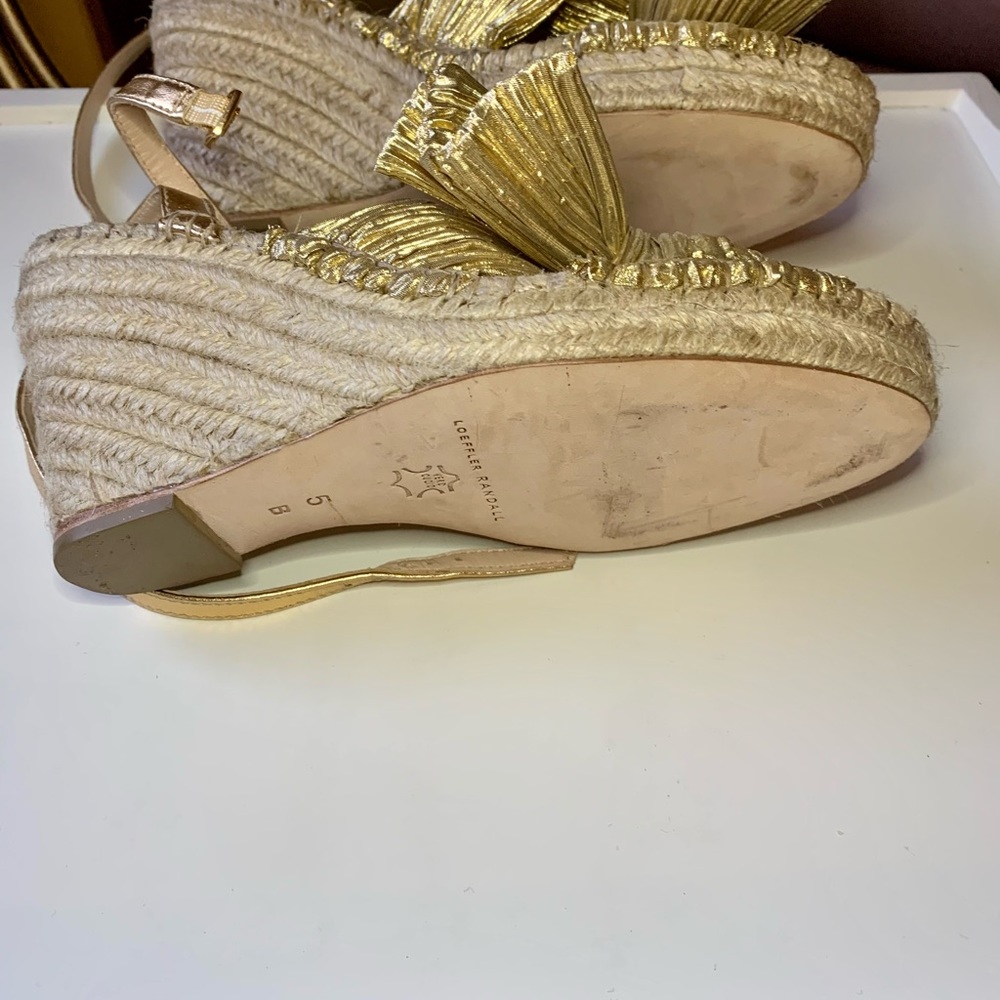 Loeffler Randall Gold Wedge